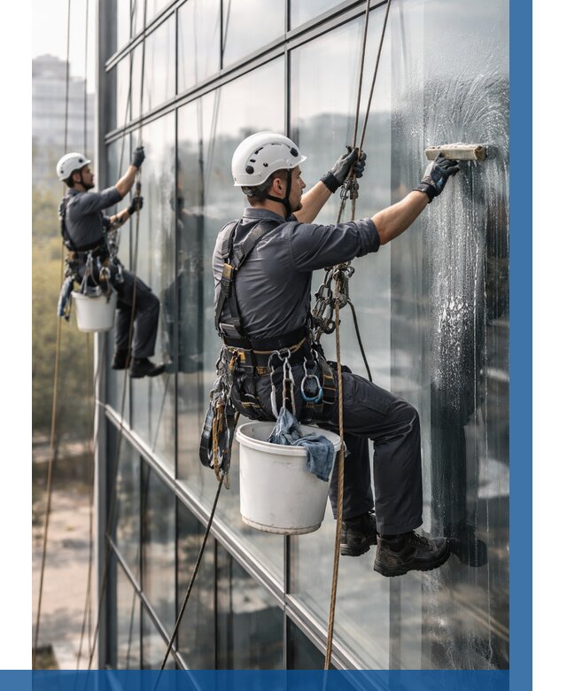 Мойка сплошного остекления в Ломоносове, заказать от 307 р.| ВЫСОТНИК-Лмн