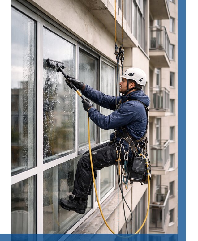 Мойка балконного остекления в Ломоносове от 3586 р. | ВЫСОТНИК-Лмн