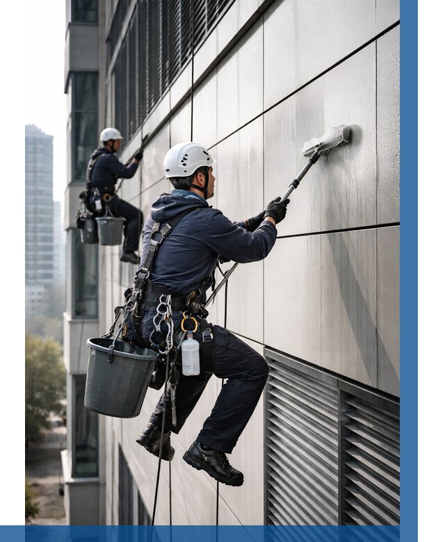 Мойка вентилируемого фасада в Ломоносове от 256 р. | ВЫСОТНИК-Лмн