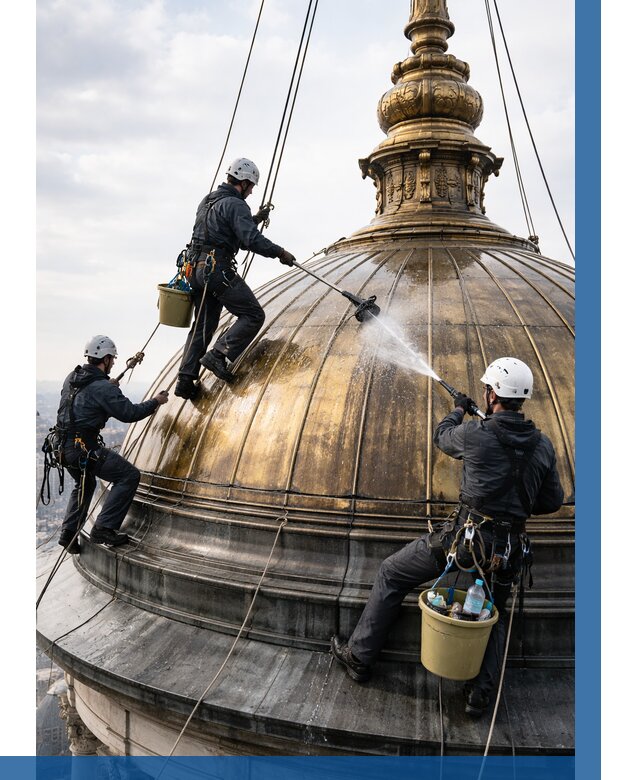 Мойка куполов и шпилей в Ломоносове от 8196 р. - заказать | ВЫСОТНИК-Лмн