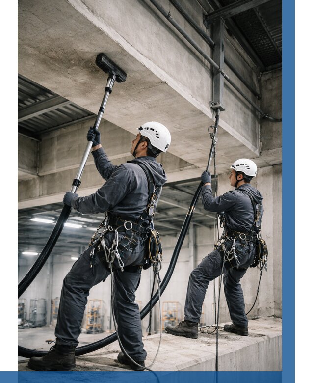 Обеспыливание потолочных конструкций в Ломоносове от 256 р. |ВЫСОТНИК-Лмн