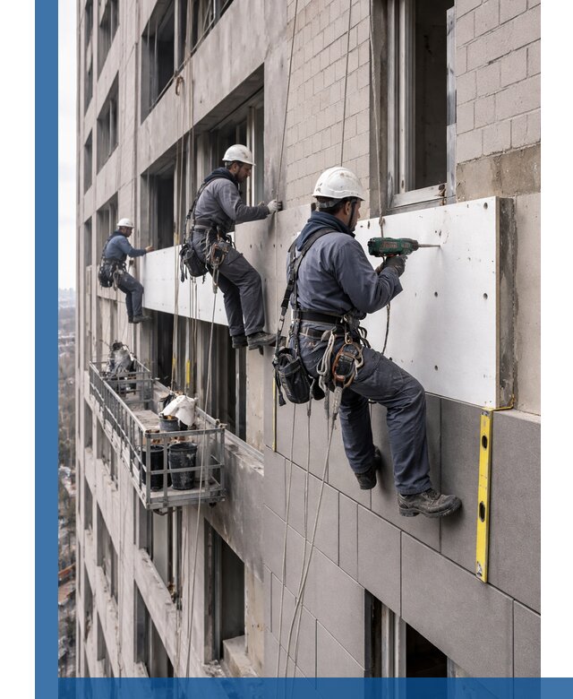 Монтаж фасадных термопанелей высокого качества в Ломоносове