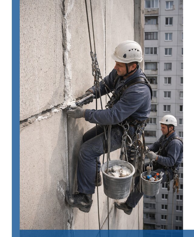 Утепление межпанельных швов в Ломоносове профессионально и надежно