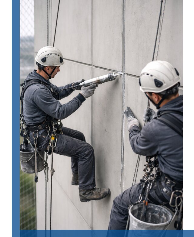 Первичная герметизация швов фасадов и кровель в Ломоносове