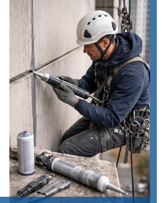 Вторичная герметизация швов в Ломоносове от 461 р. | ВЫСОТНИК-Лмн