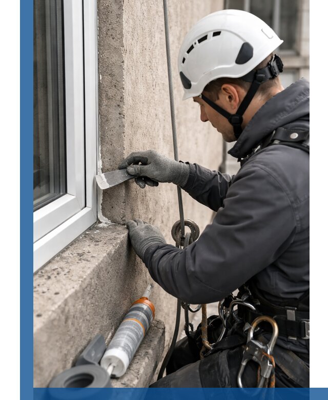 Герметизация монтажных швов окон в Ломоносове с гарантией качества