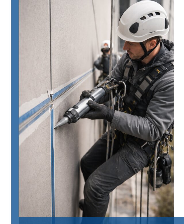 Герметизация стыков фасадных панелей в Ломоносове качественно и быстро