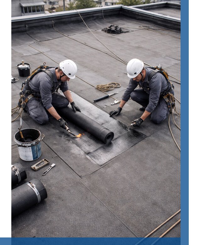 Ремонт мягкой кровли под ключ в Ломоносове от 717 р. | ВЫСОТНИК-Лмн