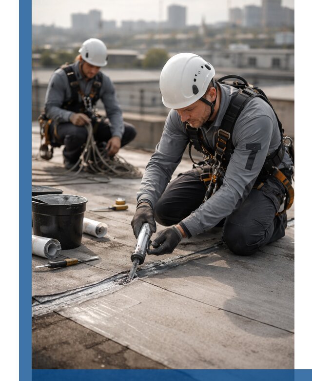 Аварийное и капитальное устранение протечек кровли в Ломоносове