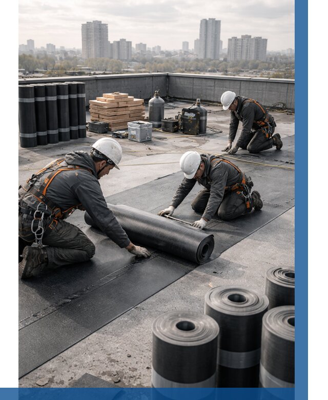 Монтаж мягкой кровли под ключ в Ломоносове от 461 р. | ВЫСОТНИК-Лмн