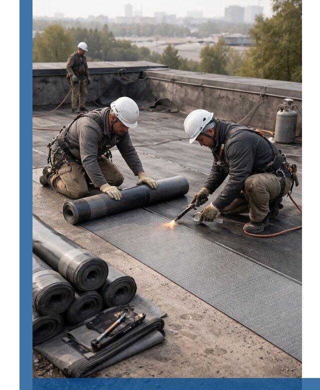 Монтаж мягкой кровли в Ломоносове профессионально и надежно