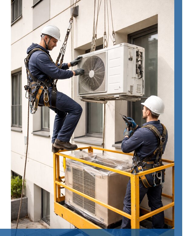 Демонтаж внешнего блока кондиционера в Ломоносове от 3586 р. | ВЫСОТНИК-Лмн