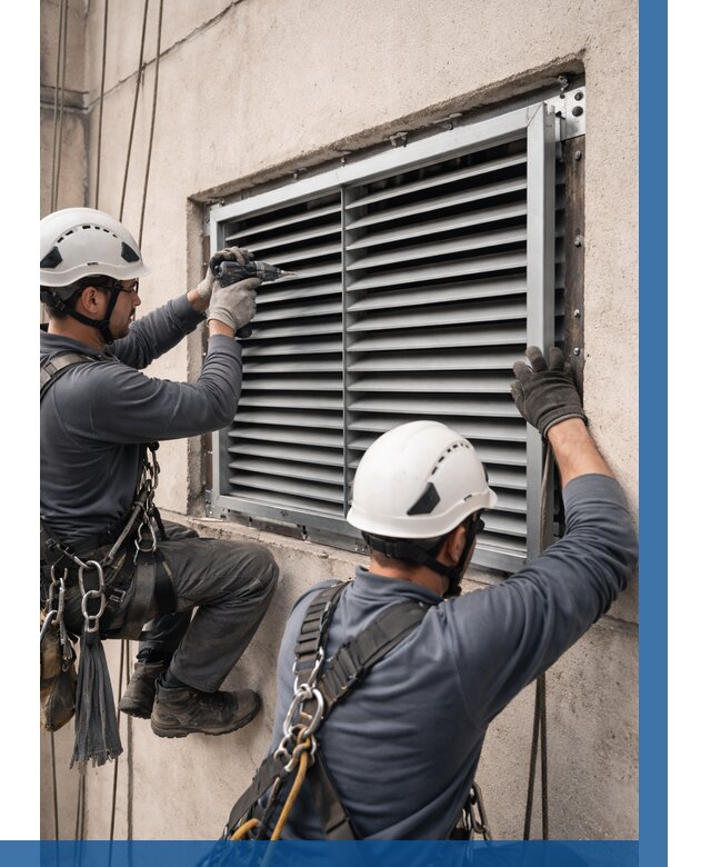 Монтаж вентиляционных решеток в Ломоносове от 4610 р. | ВЫСОТНИК-Лмн