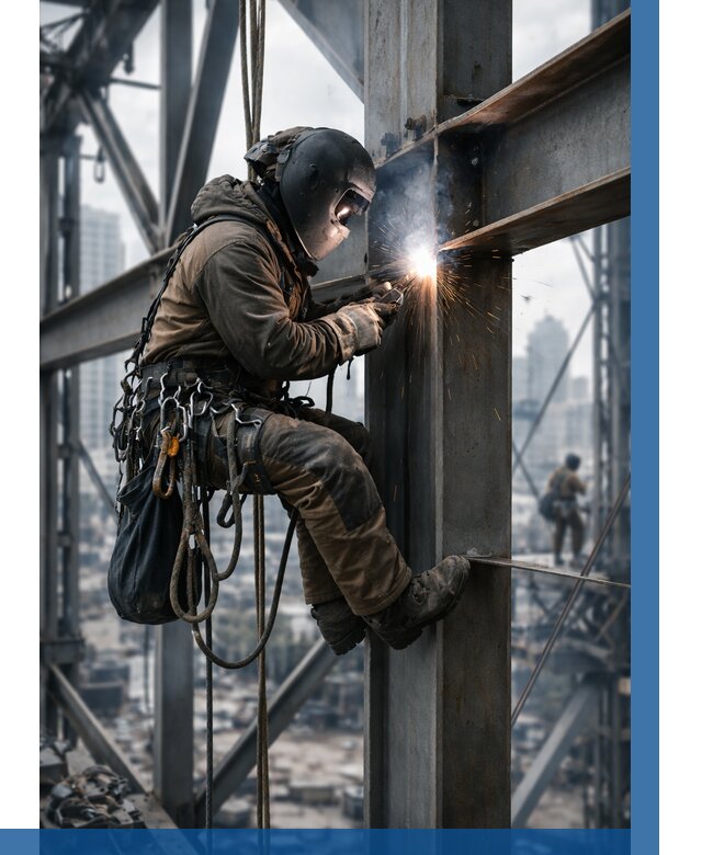 Высотные сварочные работы в Ломоносове от 3586 р. | ВЫСОТНИК-Лмн