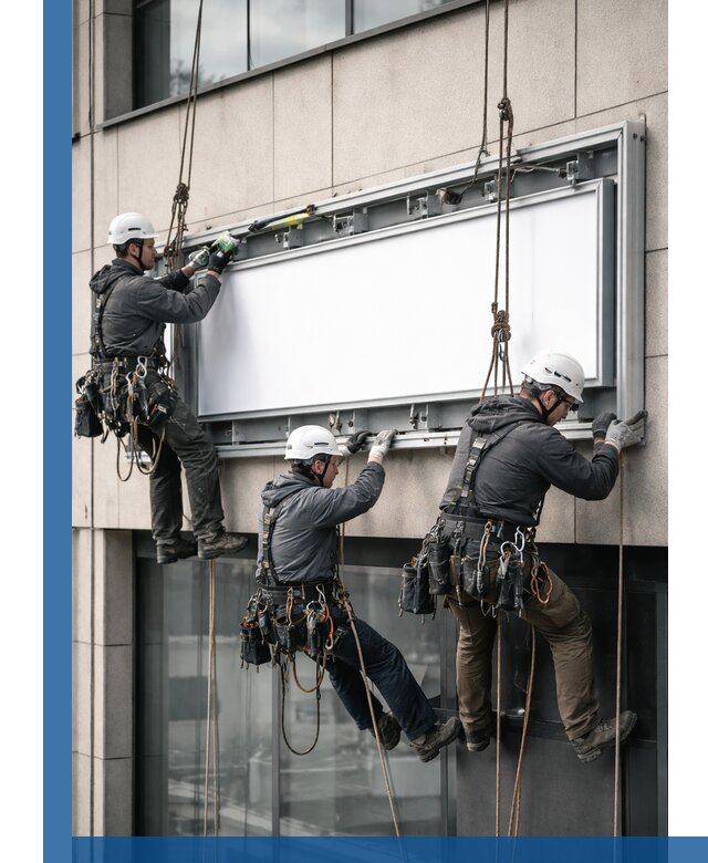 Профессиональный монтаж светового короба под ключ в Ломоносове