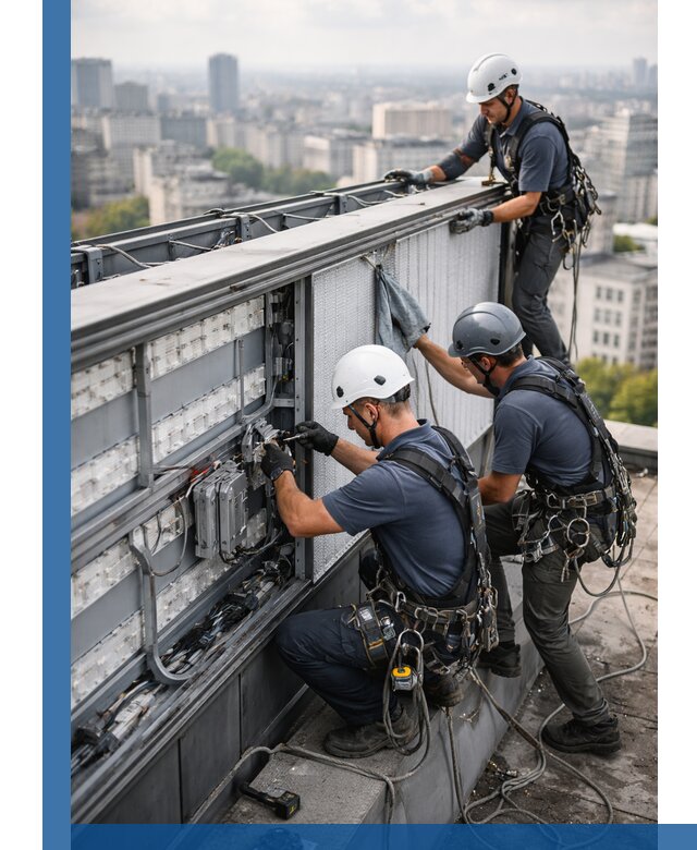 Профессиональное обслуживание крышной рекламы в Ломоносове под ключ