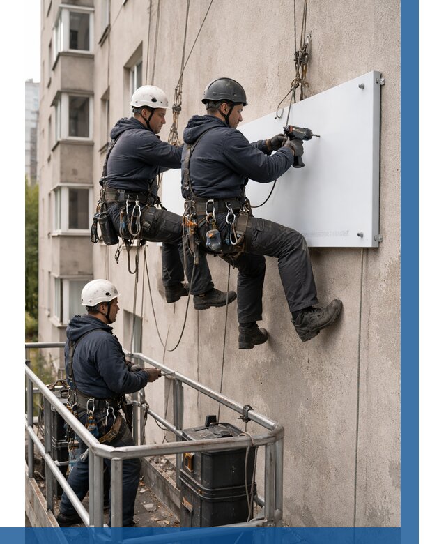 Монтаж табличек и указателей в Ломоносове от 3586 р. | ВЫСОТНИК-Лмн