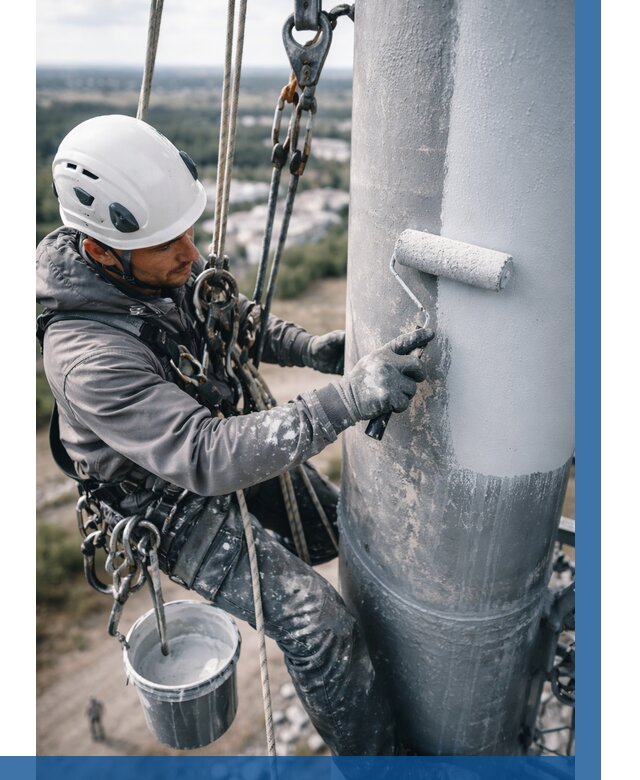 Покраска мачт связи под ключ в Ломоносове от 871 р. | ВЫСОТНИК-Лмн