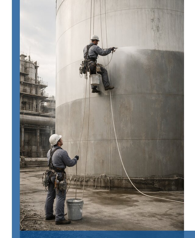 Покраска стальных резервуаров и емкостей в Ломоносове профессионально