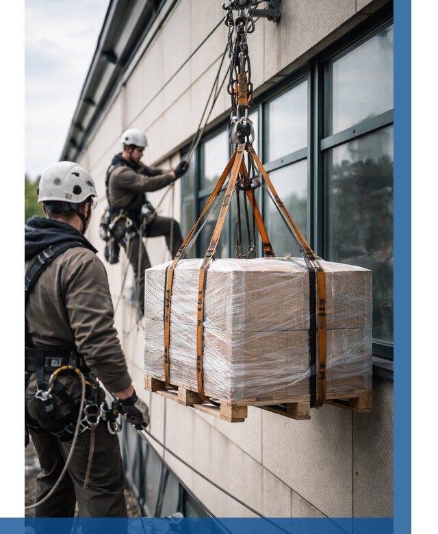 Подъем груза на высоту в Ломоносове от 3074 р. | ВЫСОТНИК-Лмн