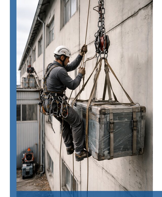 Подъем грузов на высоту в Ломоносове для промышленных объектов