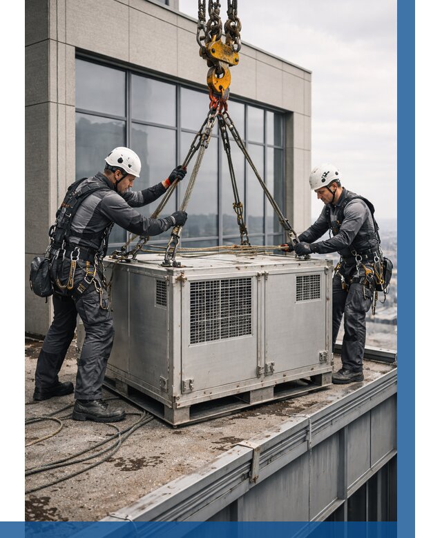 Такелажные работы на высоте в Ломоносове от 8196 р. | ВЫСОТНИК-Лмн