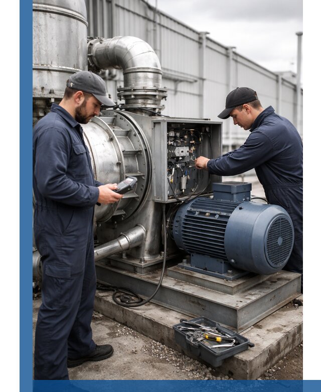 Техническое обслуживание промышленного оборудования в Ломоносове