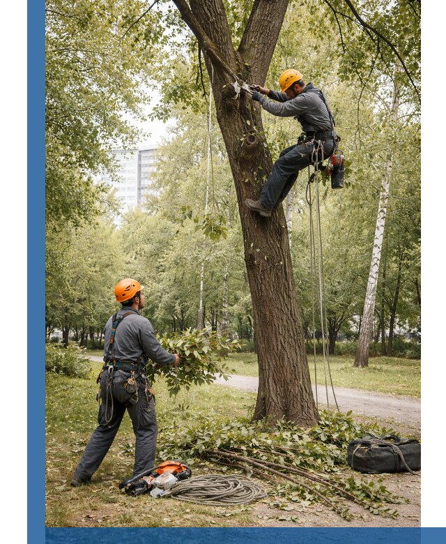 Санитарная обрезка деревьев в Ломоносове, профессионально и безопасно