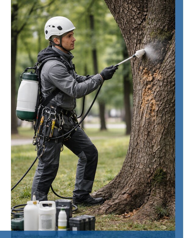 Обработка деревьев от вредителей в Ломоносове от 4610 р. | ВЫСОТНИК-Лмн