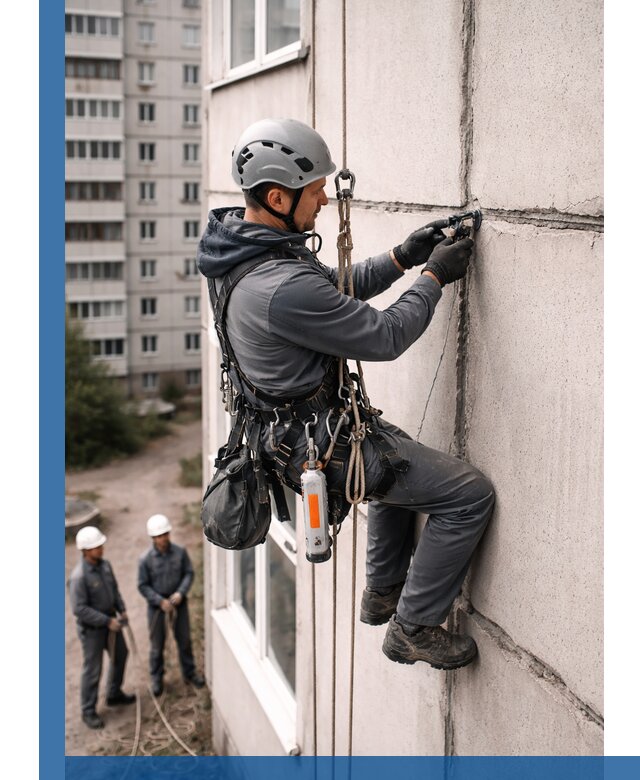 Обследование межпанельных швов и герметизация в Ломоносове